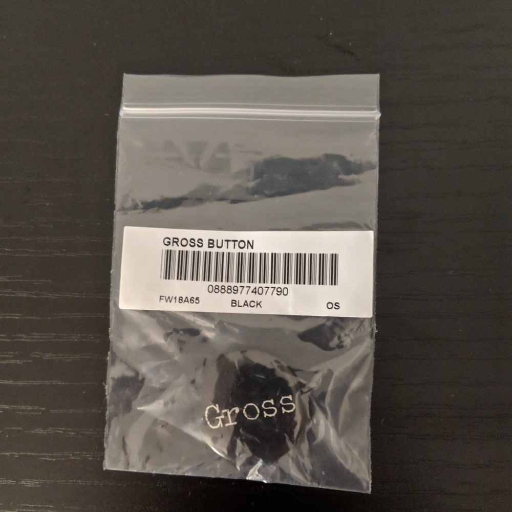 Supreme GROSS pin